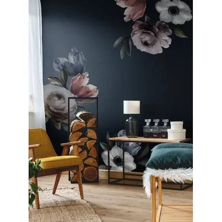 Floral Wall Stickers - Blue