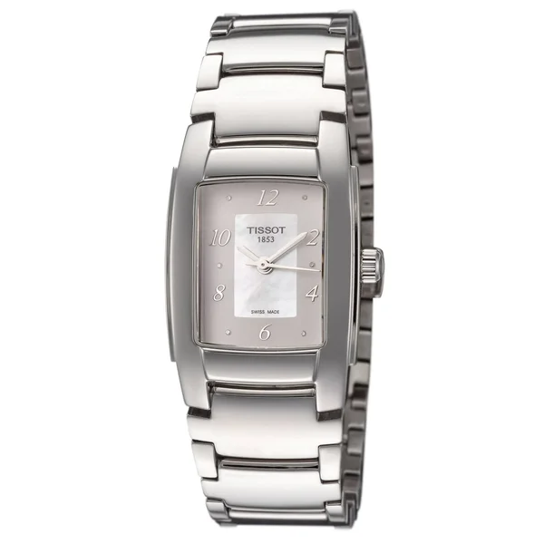 Tissot Women's T0733101111600 T-collection 25.4mm White Mop Dial Ss