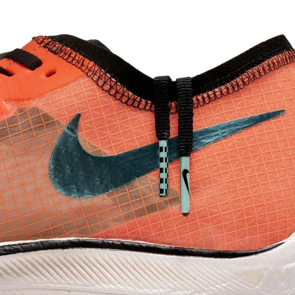 Nike Mens ZoomX Vaporfly Next% Racing Flats - Aurora Green/Hyper Crimson/Black/Summit White - Size 4.5