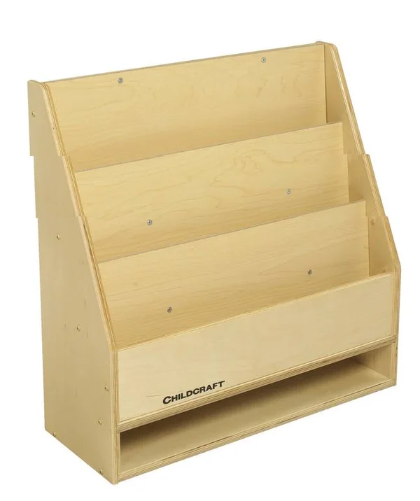 Childcraft Toddler Book Display with Dry-Erase PANEL, 3 Shelves, 24 x, 24 x 9 x 24 inches
