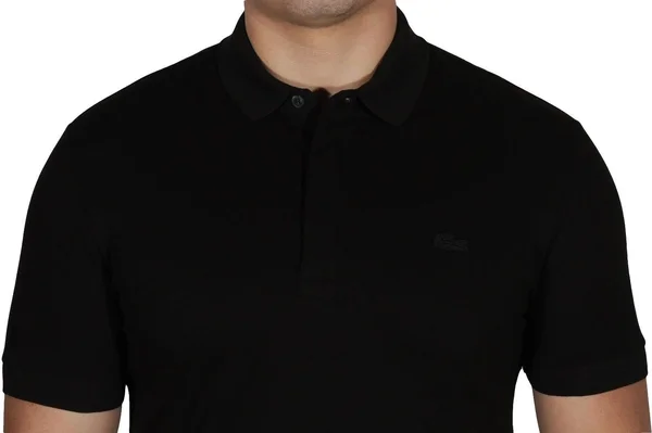 Lacoste Men's Regular Fit Stretch Cotton Paris Polo Shirt - Black