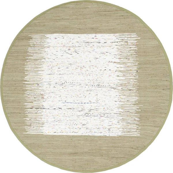 Safavieh Montauk Ivory/Olive 6 ft. x 9 ft. Border Area Rug