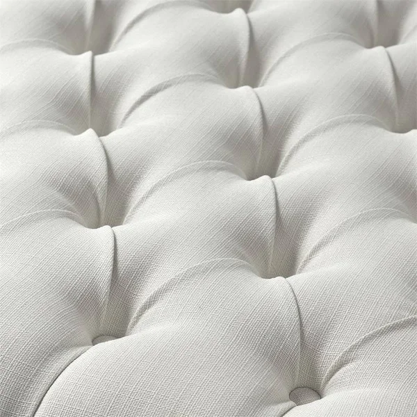 Brika Home Coffee Table Ottoman in Cream White - BR-1890351