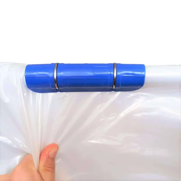 Bootstrap Farmer Snap on Clamps, 1/2 inch 100 Pack, Row Cover Clips for Greenhouse Plastic Shade Cloth Attachment - PVC Pipe or