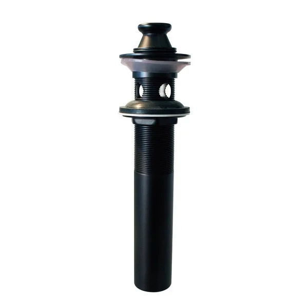 Westbrass BFNLD3ORB Lift-and-turn Lavatory Drain with Overflow Holes in Oil Rubbed Bronze