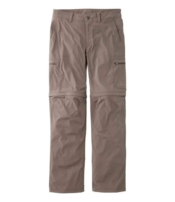 Men's Water-Resistant Cresta Hiking Zip-Off Pants Brown 31x29 - L.L.Bean