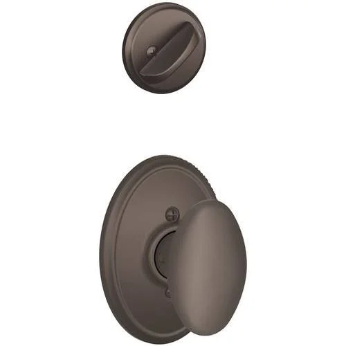 Schlage F59 Siena with Wakefield Rose Interior Active Trim Satin Nickel Finish