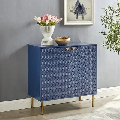 Bima 2 Door Accent Cabinet Willa Arlo Interiors Color: Blue