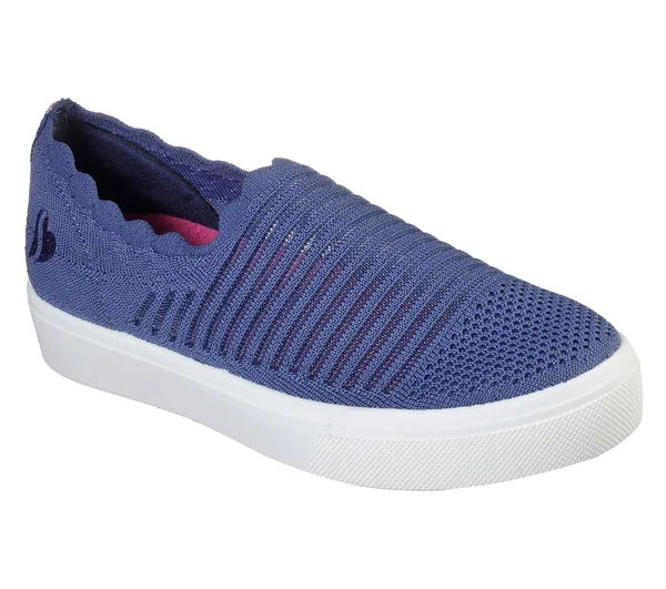 Skechers Women's Poppy Breezy Street Slip-On Sneaker - Blue