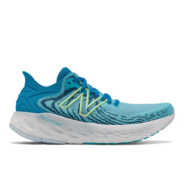 New Balance Women's Fresh Foam 1080v11 Running Shoes - Blue/Yellow (Size 5 Narrow)