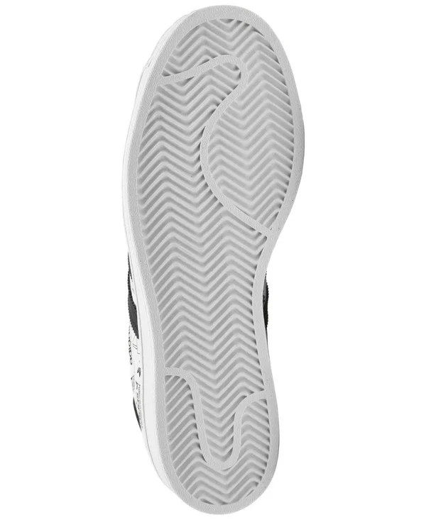 Adidas Superstar White/Black Print Men's Shoes - Size: 10