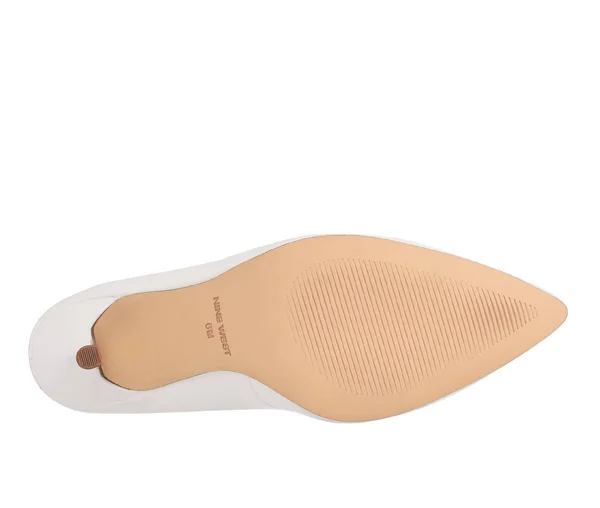 Nine West Flax Women's Leather Pumps - Size: 10, White