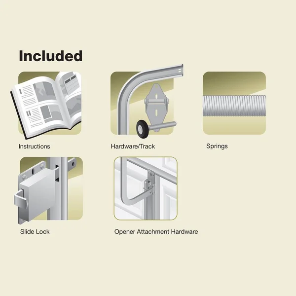 Clopay 111377 Classic Collection 9 ft. x 7 ft. 6.5 R-Value Insulated Solid White Garage Door