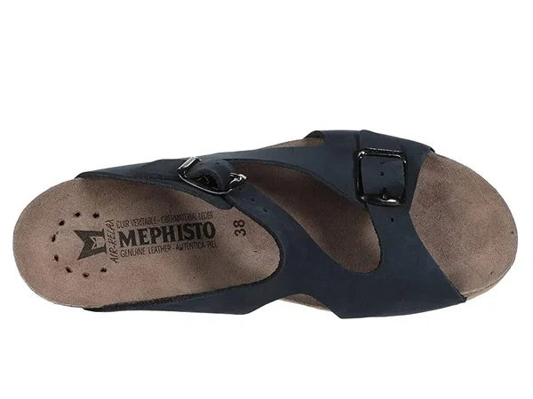 Mephisto Terie Navy Sandalbuck - Women's, Size: 10