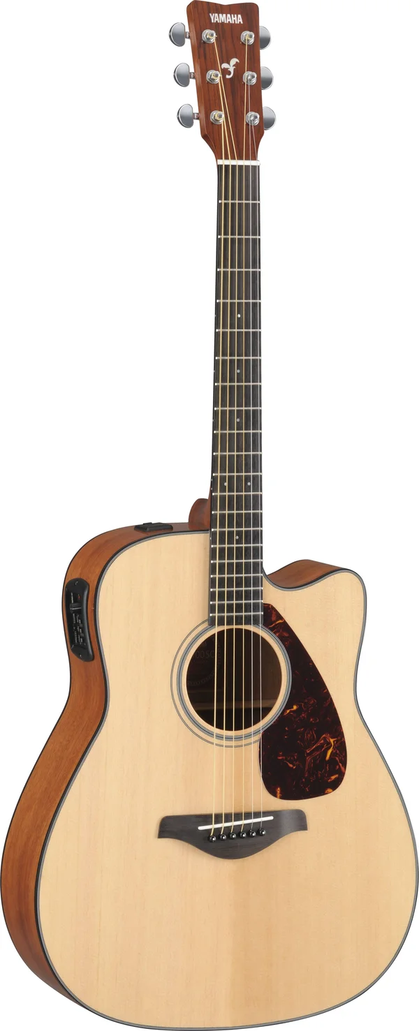 Yamaha FGX700SC Cutaway Solid Top Acoustic/Electric Guitar Natural