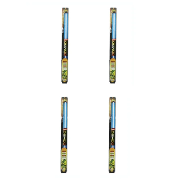 SunBlaster T5HO 39W 6400K Light Reflector with Nanotech - 3 Foot 4 Pack