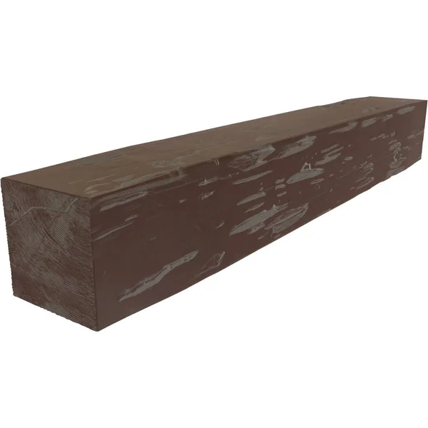 Ekena Millwork MANUPC08X12X36AE 8x22H x 12x22D x 36x22W Pecky Cypress Faux Wood Fireplace Mantel - Aged Pecan