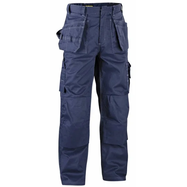 Blaklader 1636 FR Cargo Pants with pockets for removable knee pads, 36 Waist x 36 Inseam, Navy