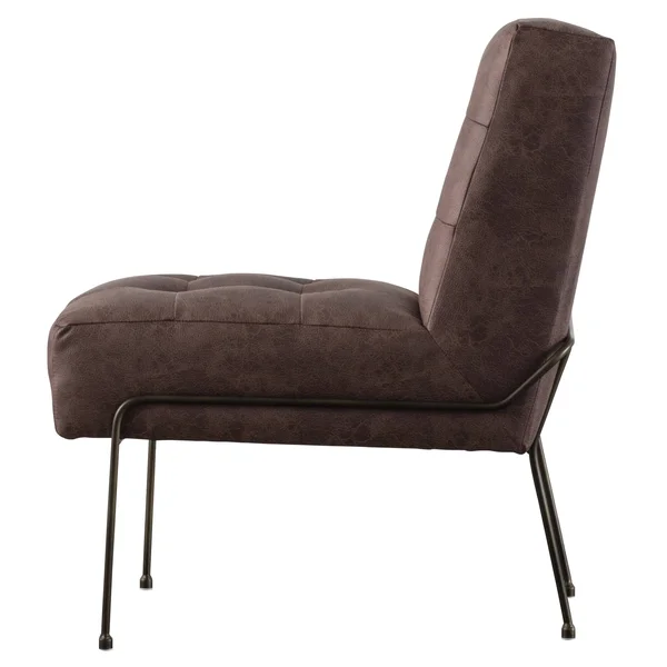 New Pacific Direct James PU Leather Chair - Devore Gray