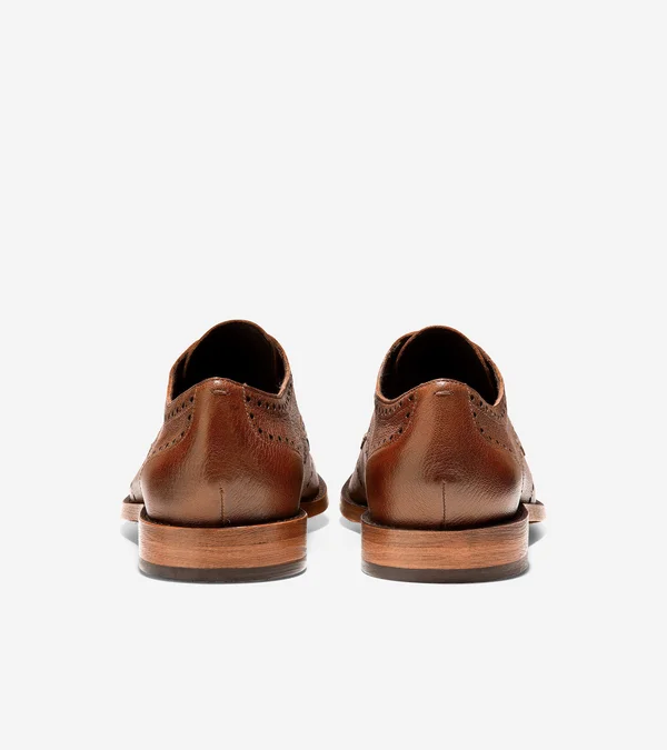 Cole Haan Feathercraft Grand Blucher Oxford, Men's, Dark Brown, Size 11.5, Oxfords, Wingtip