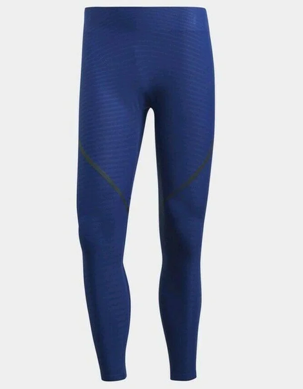 $150.00 MSRP Adidas Alphaskin Seamless Mens Training Tights ink Blue 2XL XXL