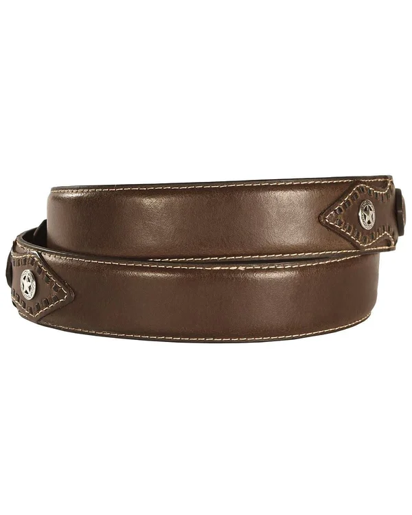 Nocona Ranger Star Concho Billet Belt
