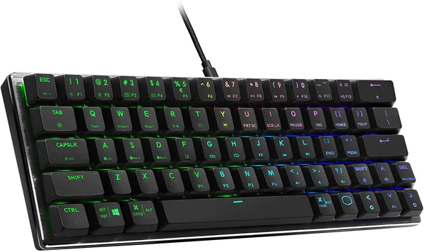 Cooler Master Keyboard SK-620-GKTL1-US TTC Low Blue Switch Space Gray