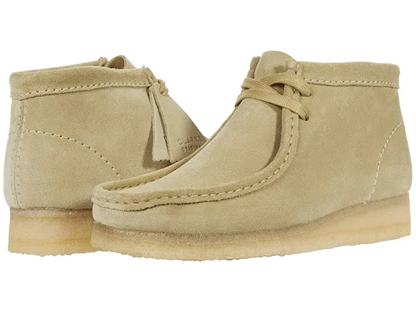 Clarks Wallabee Boot - Women's Maple Suede, 9.5