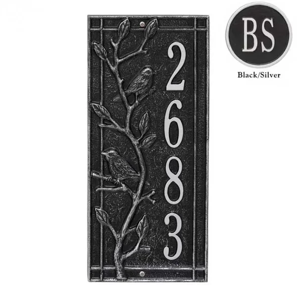 Whitehall 2967AC Personalized Woodridge Vertical Wall Plaque