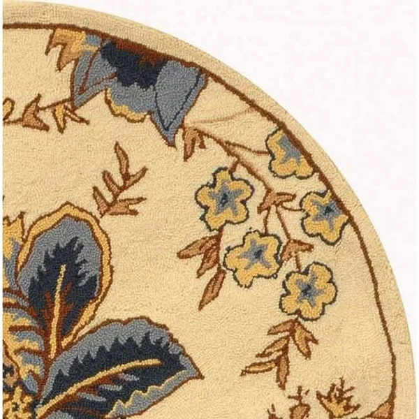 Safavieh Chelsea HK309A 8& Round Ivory Rug