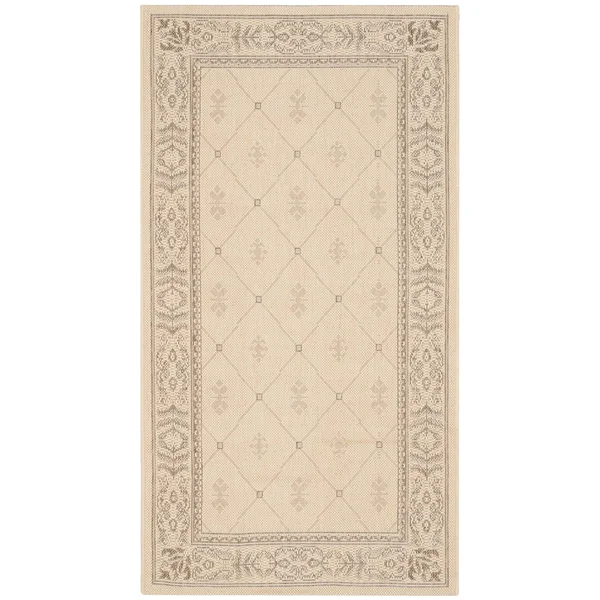 Safavieh Courtyard CY2326-3009 5&3x22 x 5&3x22 Round Brown, Natural Area Rug