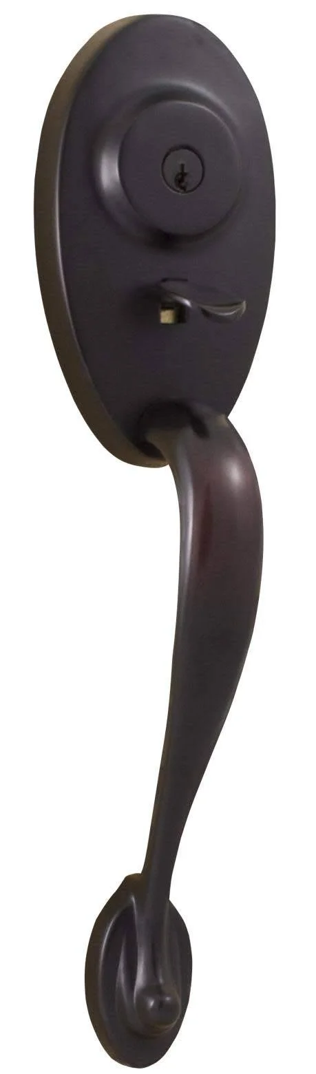 Weslock 01445-1--0020 Lexington Interconnected Exterior Dummy Handleset Oil Rubbed Bronze