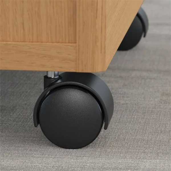 Series C 66W L Shaped Desk with Drawers in Light Oak - Engineered Wood - SRC083LOSU