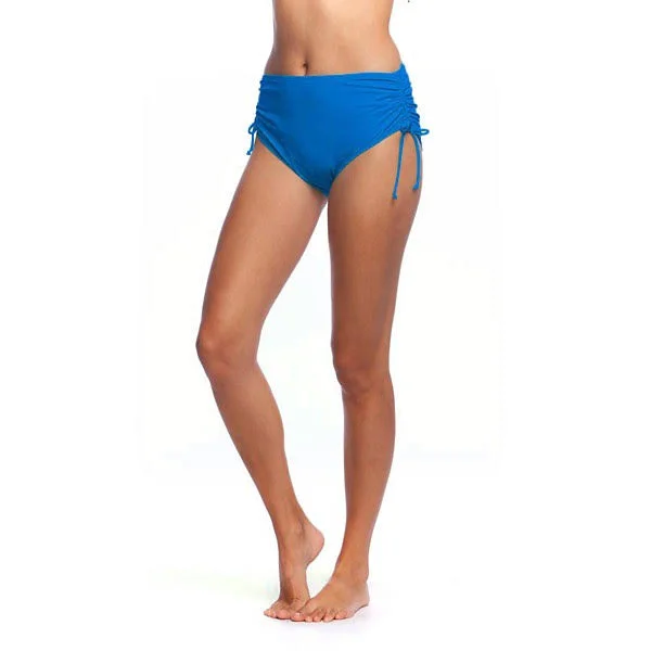 24th & Ocean Plus Size Solids Mid Waist Adjustable Tie Side Pant : 22W