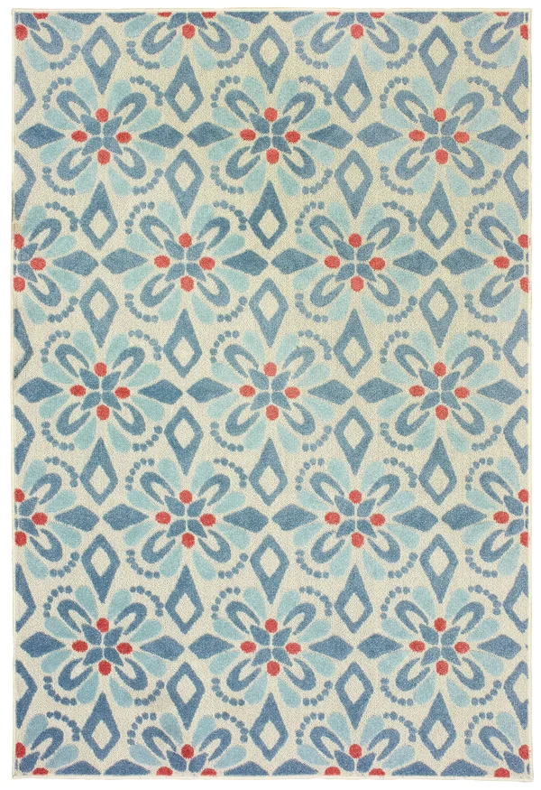 Oriental Weavers Barbados Blue 5994Z Rug 5&3x22 x 7&6x22