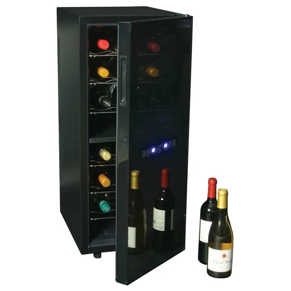 Koolatron 24-Bottle Dual-Zone Wine Cooler - Black
