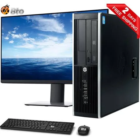HP 6300 SFF Computer Core i5 - 16GB Ram, 2TB Hdd, 240GB Ssd, New 22 inch LCD, Keyboard and Mouse, Wi-Fi, Win10 Pro Desktop PC (Re