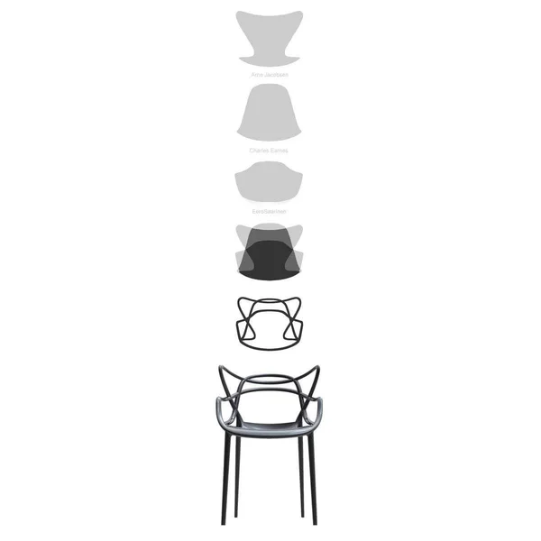 Kartell - Masters Chair - Black