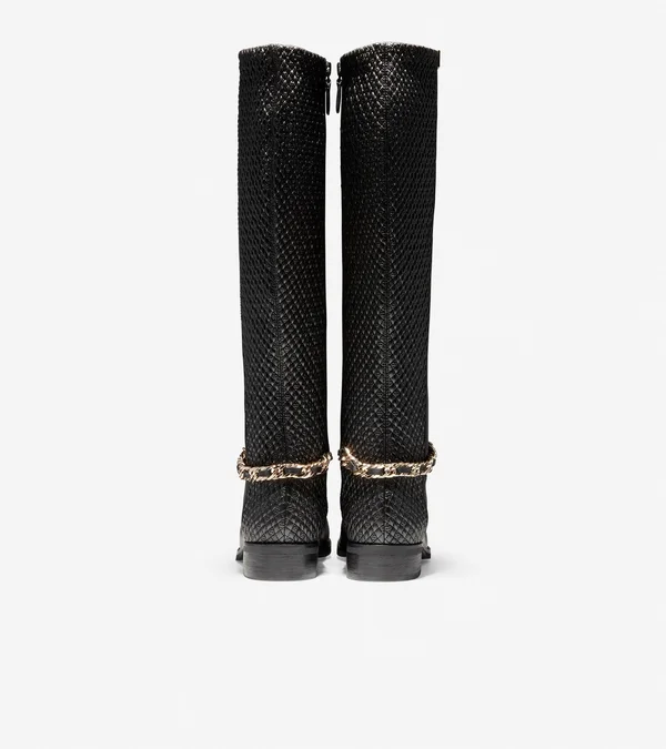 Cole Haan Women's Idina Stretch Boot (Black, 8.5 B)