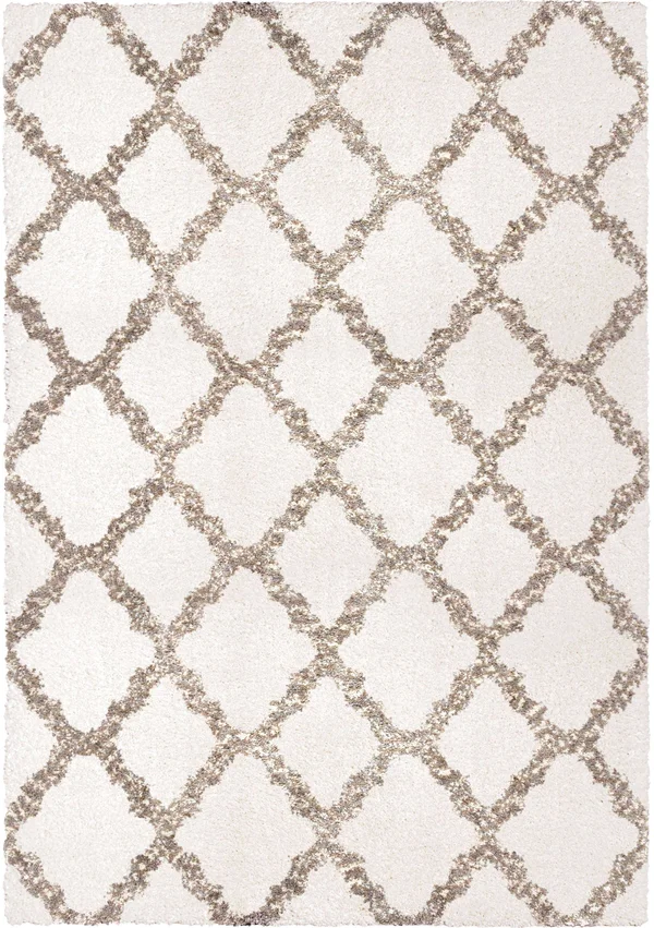 Palmetto Living Cotton Tail Belmar 5&3x22 x 7&6x22 Area Rug - White