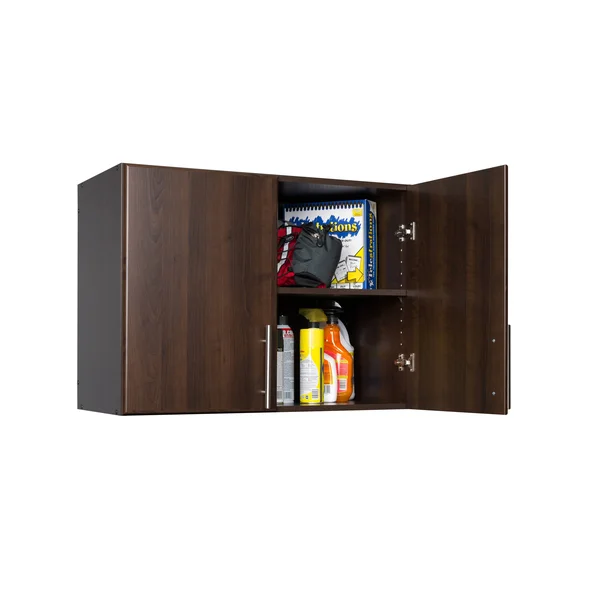 Prepac, Elite 32x22 Stackable Wall Cabinet, Espresso