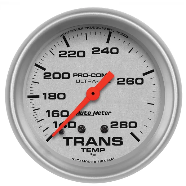 Auto Meter 4451 Ultra-Lite Mechanical Transmission Temperature Gauge