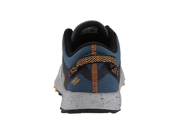 New Balance Fresh Foam Arishi Trail Kids Shoes - Grey/Blue/Yellow (Size 6.5 Wide)