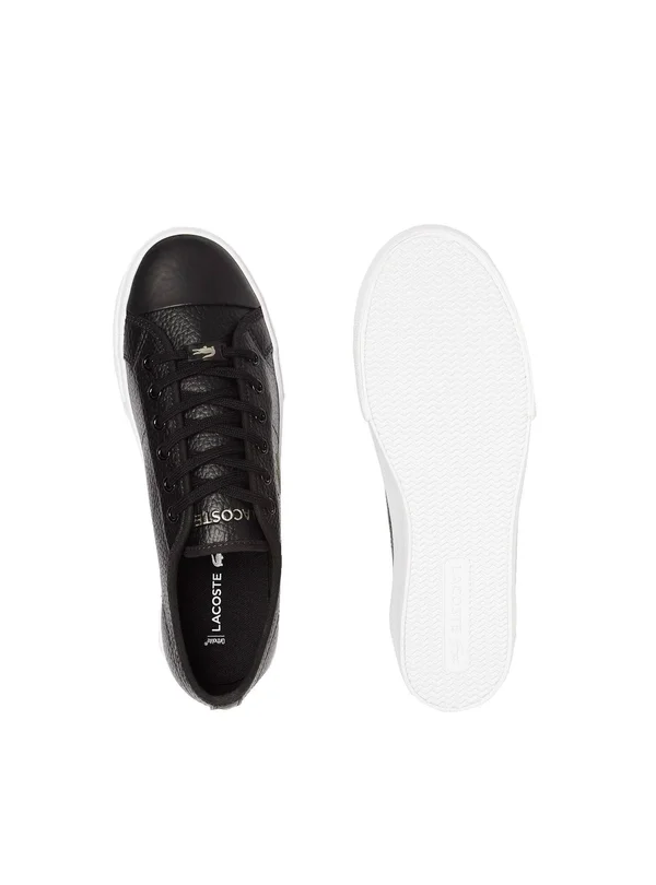 Womens Lacoste Ziane Platform Trainers - Black