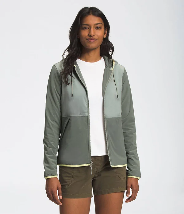 The North Face Mountain Sweatshirt Hoodie 3.0 - Women's Xs Wrought Iron/Agave Green