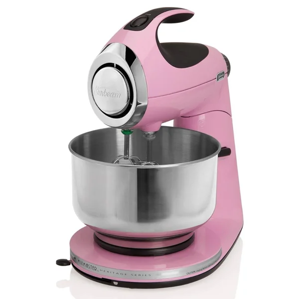 Sunbeam Heritage Series Stand Mixer, Pink, 17.1 x 15.1 x 10.4