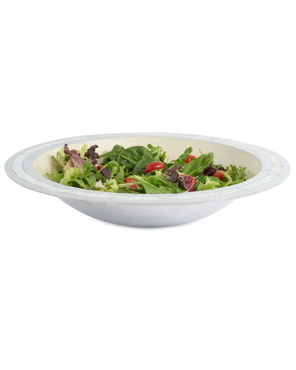 Julia Knight Classic 15x22 Round Bowl - Snow - 38.1cm x 10.8cm