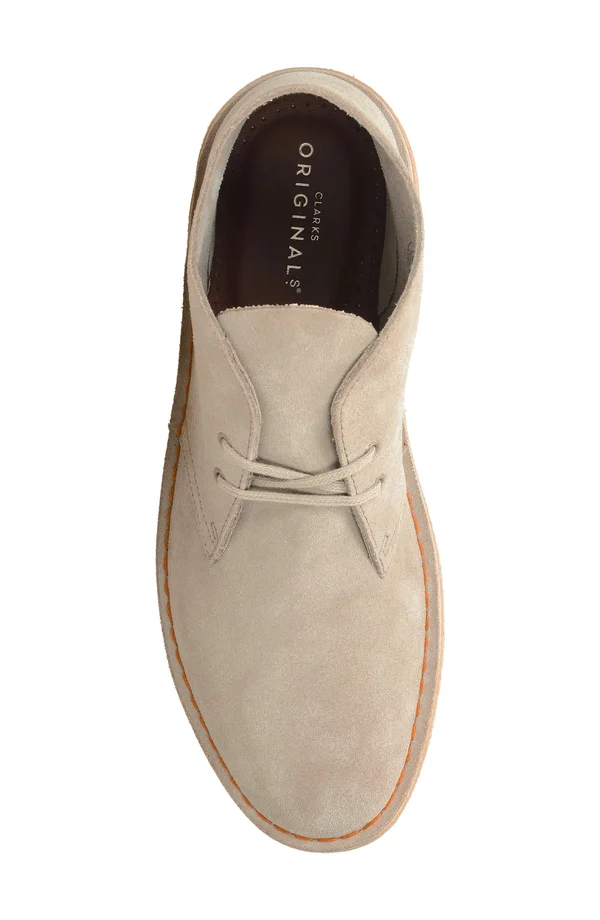 Clarks Desert Boot White Leather 8 D (M)