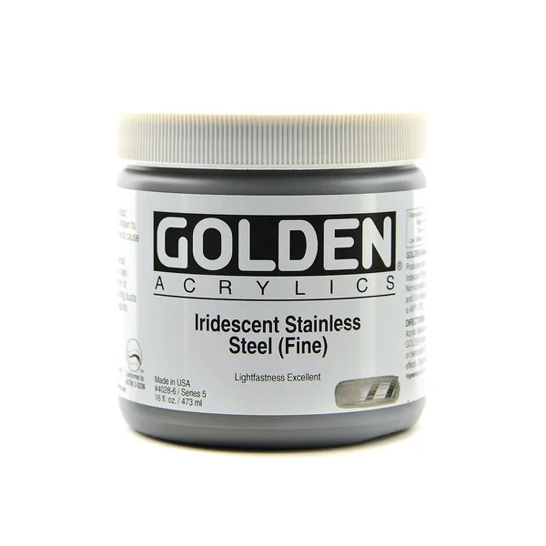 Golden Acrylic Paint Fine 16 oz Iridescent Copper Light