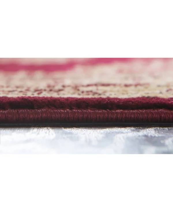 Unique Loom Louis Versailles Area Rug (6& x 6& Round - Red)